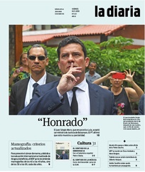 Tapa de la diaria del viernes 2 de noviembre de 2018