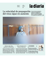 Tapa de la diaria del lunes 14 de diciembre de 2020