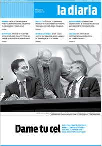 Tapa de la diaria del miércoles 8 de noviembre de 2017