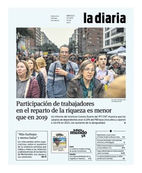 Tapa de la diaria del miércoles 13 de noviembre de 2024