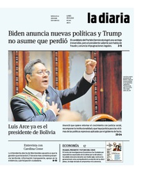 Tapa de la diaria del lunes 9 de noviembre de 2020