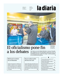 Tapa de la diaria del martes 22 de marzo de 2022