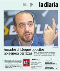 Tapa de la diaria del viernes 6 de septiembre de 2019