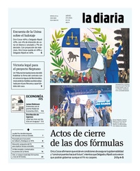 Tapa de la diaria del jueves 21 de noviembre de 2024