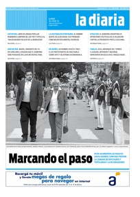 Tapa de la diaria del lunes 16 de febrero de 2015