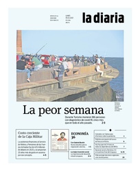 Tapa de la diaria del lunes 5 de abril de 2021