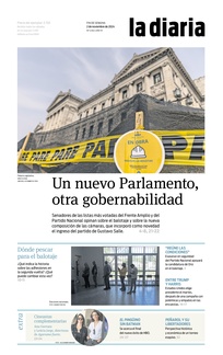 Tapa de la diaria del sábado 2 de noviembre de 2024