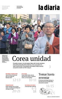 Tapa de la diaria del sábado 28 de abril de 2018