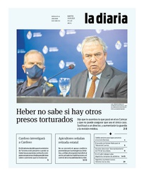 Tapa de la diaria del martes 21 de septiembre de 2021