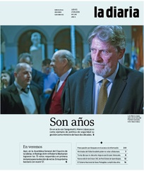 Tapa de la diaria del jueves 27 de septiembre de 2018