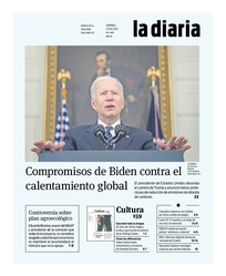 Tapa de la diaria del viernes 23 de abril de 2021