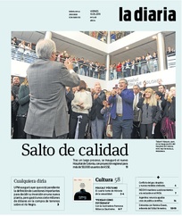 Tapa de la diaria del viernes 10 de mayo de 2019