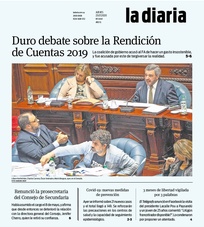 Tapa de la diaria del jueves 23 de julio de 2020
