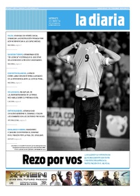 Tapa de la diaria del viernes 23 de mayo de 2014