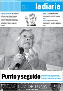 Tapa de la diaria del jueves 2 de marzo de 2017