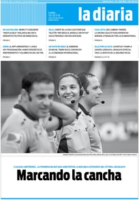 Tapa de la diaria del lunes 5 de septiembre de 2016
