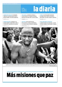 Tapa de la diaria del lunes 28 de noviembre de 2011