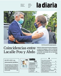 Tapa de la diaria del jueves 18 de febrero de 2021
