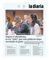 Tapa de la diaria del martes 11 de julio de 2023