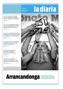 Tapa de la diaria del jueves 12 de junio de 2014