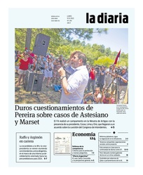Tapa de la diaria del lunes 12 de diciembre de 2022