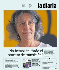 Tapa de la diaria del lunes 24 de febrero de 2020