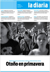 Tapa de la diaria del viernes 23 de septiembre de 2016