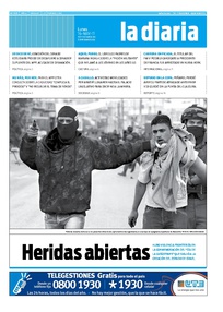 Tapa de la diaria del lunes 16 de mayo de 2011