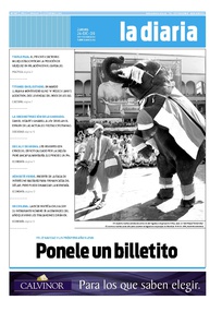 Tapa de la diaria del jueves 24 de diciembre de 2009