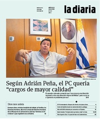 Tapa de la diaria del miércoles 26 de febrero de 2020