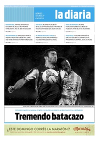 Tapa de la diaria del viernes 9 de mayo de 2014