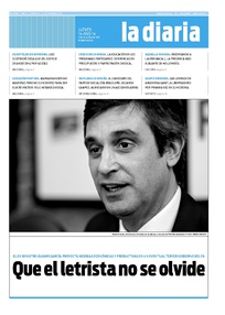 Tapa de la diaria del jueves 14 de agosto de 2014