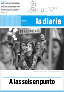 Tapa de la diaria del martes 7 de marzo de 2017