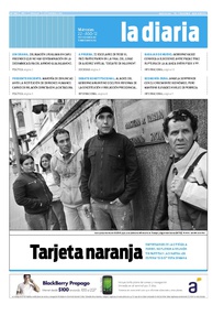 Tapa de la diaria del miércoles 22 de agosto de 2012