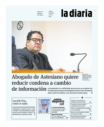 Tapa de la diaria del jueves 27 de octubre de 2022