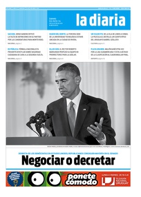 Tapa de la diaria del jueves 6 de noviembre de 2014