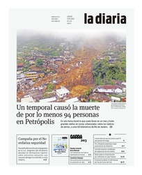 Tapa de la diaria del jueves 17 de febrero de 2022