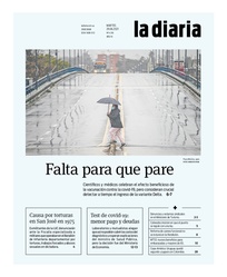 Tapa de la diaria del martes 29 de junio de 2021