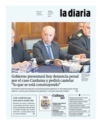 Tapa de la diaria del viernes 24 de octubre de 2025