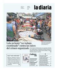 Tapa de la diaria del viernes 31 de octubre de 2025