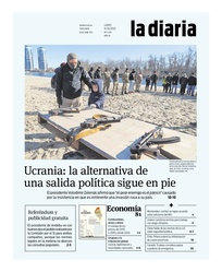 Tapa de la diaria del lunes 14 de febrero de 2022