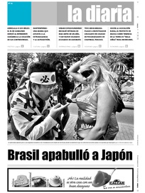 Tapa de la diaria del viernes 23 de junio de 2006