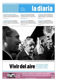 Tapa de la diaria del jueves 24 de junio de 2010