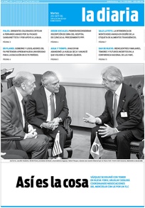 Tapa de la diaria del martes 20 de septiembre de 2016