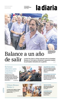 Tapa de la diaria del sábado 24 de febrero de 2024