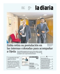 Tapa de la diaria del jueves 18 de abril de 2024