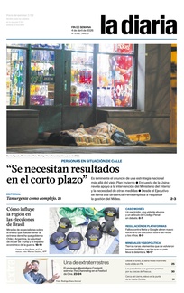 Tapa de la diaria del sábado 4 de abril de 2026