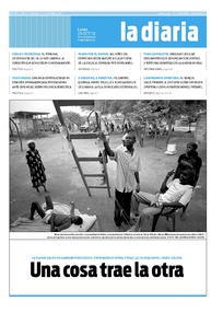 Tapa de la diaria del lunes 25 de octubre de 2010