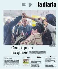 Tapa de la diaria del lunes 20 de agosto de 2018