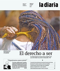 Tapa de la diaria del miércoles 17 de octubre de 2018